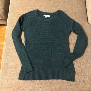 {LOFT} green sweater VGUC sz small
